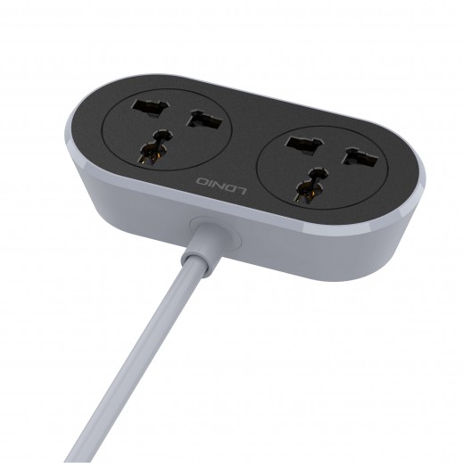 2500W Universal Extension Cord 10m By LDNIO - delivered by Taw9eel Fast