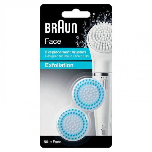 Braun Face Exfoliation 2 Replacement Brushes SE 80E
