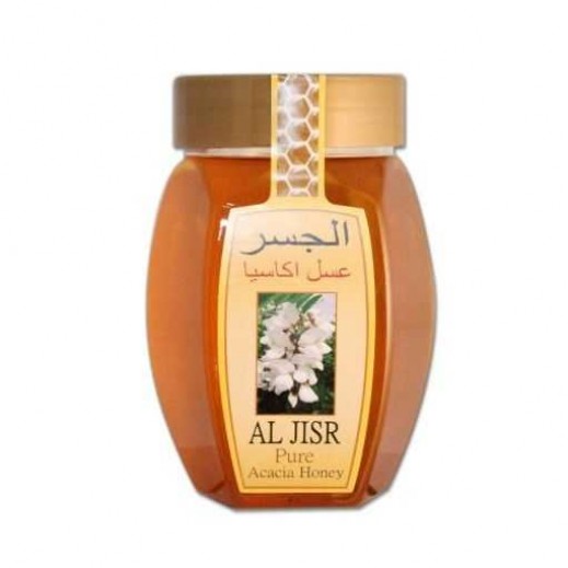 Al Jisr Pure Acacia Bee Honey 500 Gms - delivered by Taw9eel Fast