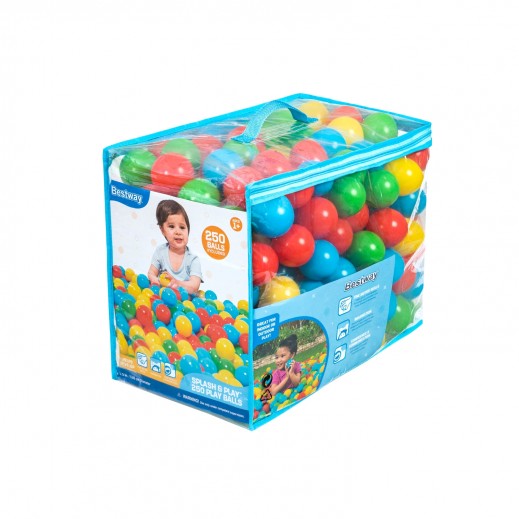 Bestway Splash & Play 250 Play Balls 5.85 cm for Kids 1+ Years