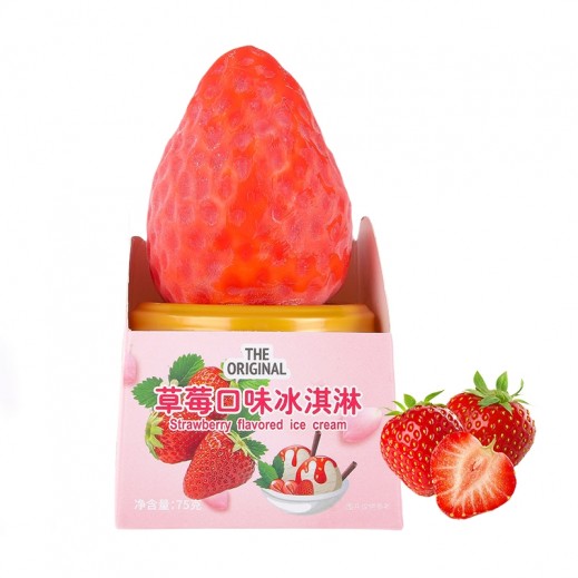 The Original 3D Strawberry Ice Cream The New Trend 75g - delivered by Taw9eel Fast