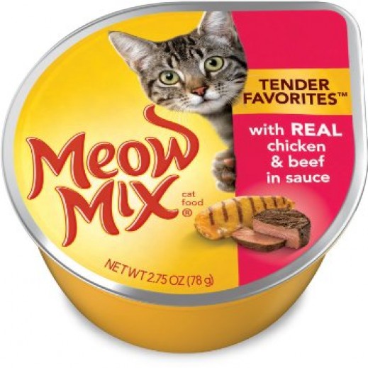 Meow Mix Chicken & Beef (Cats Food) 78 g - delivered by Taw9eel Fast