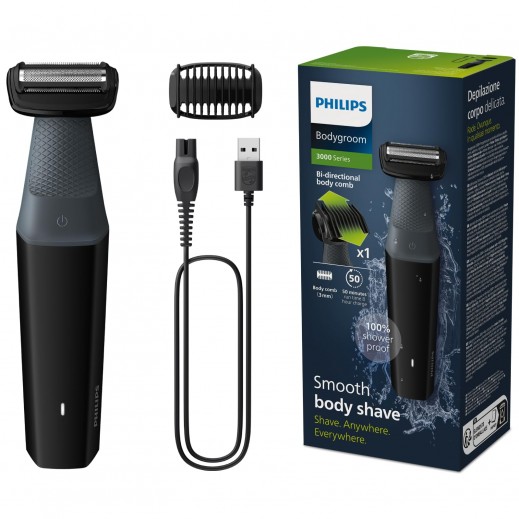 Philips Series 3000 Body Groomer BG3017/01 – Black