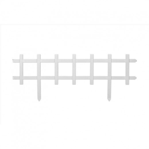 Master Mark H Plastic White Decorative Garden Border Cape Cod Fence 13.5"L x 33"W.  - delivered by Taw9eel within 1 working day 