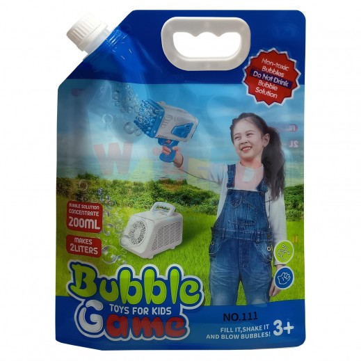 Waleed Bubble Solution Refill 200 ml - 3+ Years - delivered by within 24 Hours 