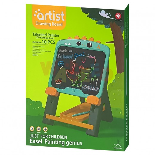 Waleed Dino Design Drawing Board For Unisex 10 Pieces - 3+ Years - delivered by within 24 Hours 
