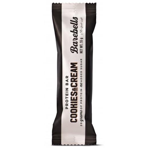 Barebells Protein Bar-Cookies And Cream 20g Proteins 55 g - delivered by Taw9eel Fast