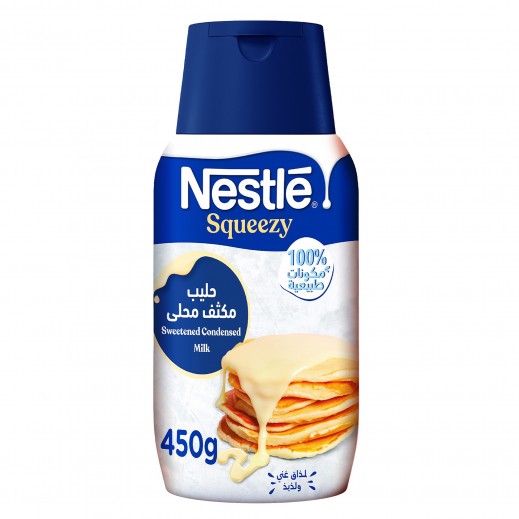 Nestle Sweetened Condensed Milk Squeezy 450g - delivered by Taw9eel Fast