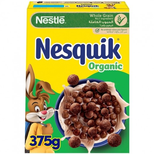 Nestle Nesquik Bio Chocolate Cereals Box 375 g - delivered by Taw9eel Fast