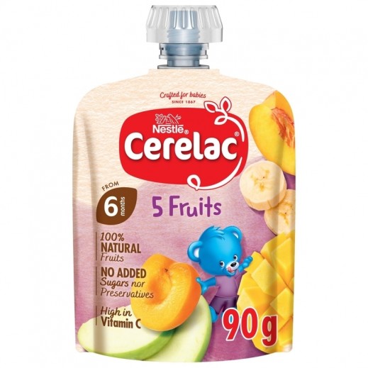 Cerelac 6 Fruits Baby Food 90 g (From 6 Months) - delivered by Taw9eel Fast