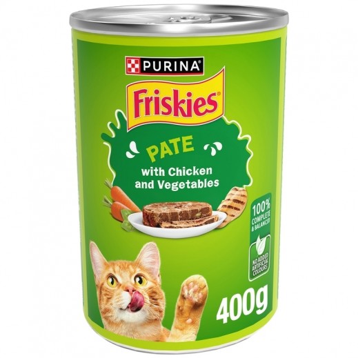 Purina Friskies Chicken and Vegetables in Chunkpound Wet Cat Food 400 g - delivered by Taw9eel Fast
