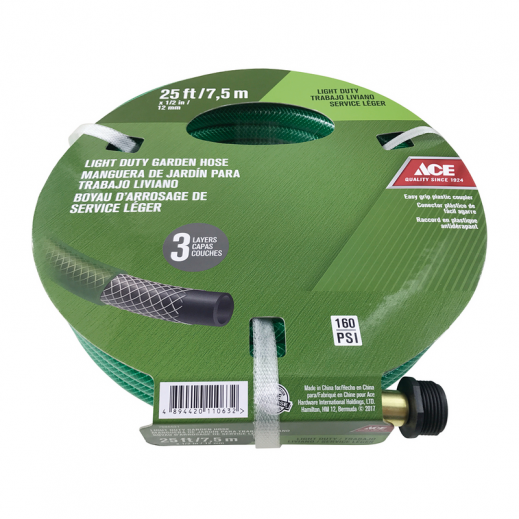 ACE Light Duty Garden Hose 25 ft - delivered by Taw9eel within 1 working day 