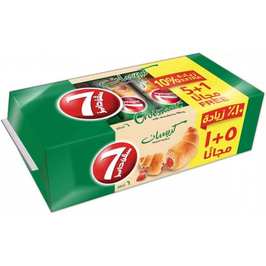 7Days  Mini Strawberry Croissant 330 g 5 +1 Free - delivered by Taw9eel Fast