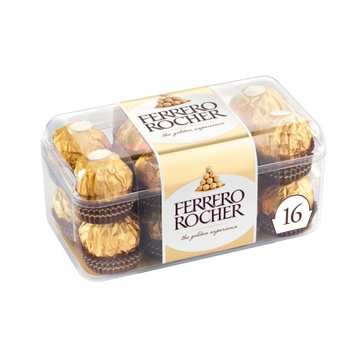 Ferrero Rocher Fine Hazelnut Milk Chocolates 16 Pieces Gift Box 200 g
