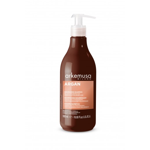Arkemuza Argan Shampoo 500ml - delivered by Al Nasaem Cosmetic Co within 24 hours 