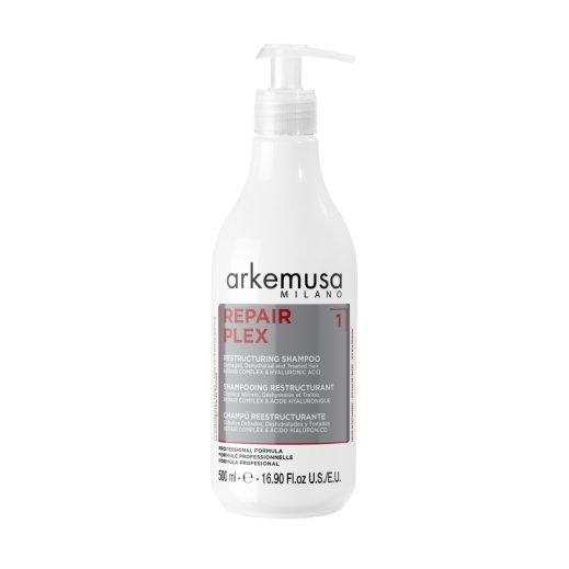 Arkemuza Repair Plex Shampoo 500ml - delivered by Al Nasaem Cosmetic Co within 24 hours 