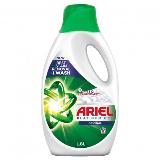 Ariel Platinum Clean Original Liquid Detergent 1.8L