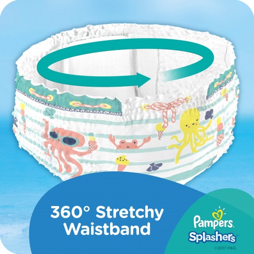 Buy Pampers Splashers Disposable Swim Diaper Pants Stage 56 (14+ kg