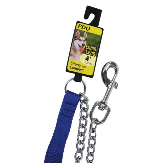 PDQ Silver Chain Lead Steel Dog Leash Small / Medium - delivered by Taw9eel within 1 working day 