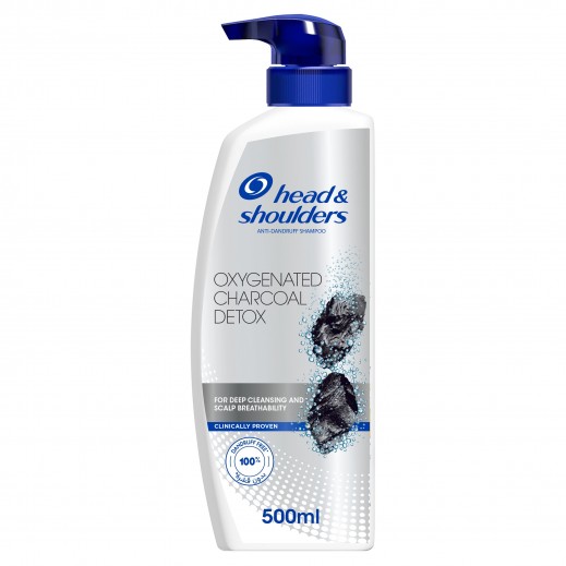 Head & Shoulders Oxygenated Charcoal Detox Shampoo 500ml