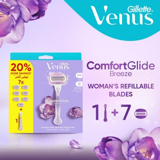 Venus ComfortGlide SPA Breeze Woman's Refillable Razor