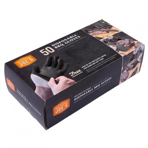 Oklahoma Joe's Nitrile Disposable Grilling Glove 50 Pcs - delivered by Taw9eel within 1 working day 