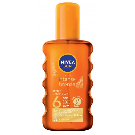 Nivea SPF 6 Sun Tanning Oil Spray 200 ml - delivered by Taw9eel Fast