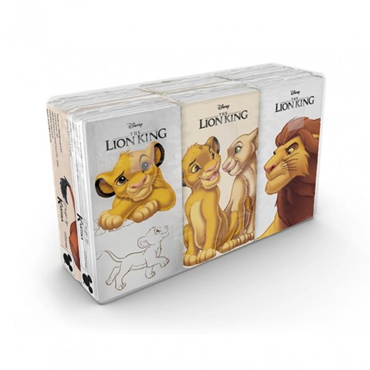 World Cart Handkerchief Lion King 6X9 Tissues - delivered by Taw9eel Fast
