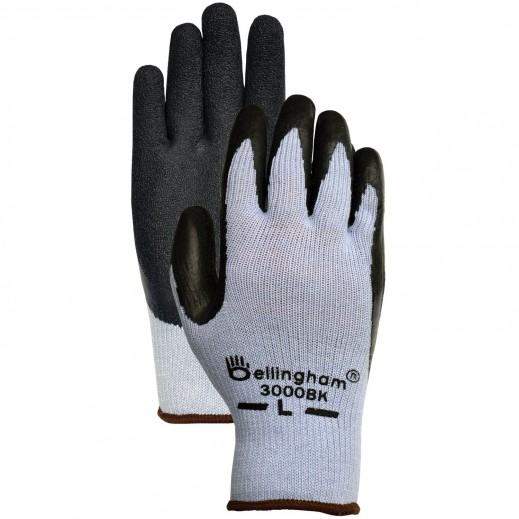 Bellingham Latex Gloves Black - Small - delivered by Taw9eel within 1 working day 