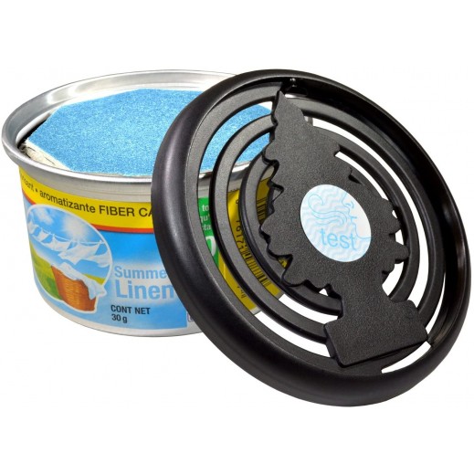 Little Tree Fiber Can Air Freshener Summer Linen توصيل