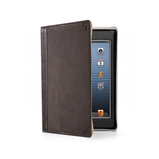 TwelveSouth BookBook Hardback Leather Case For iPad Mini - Vintage Brown