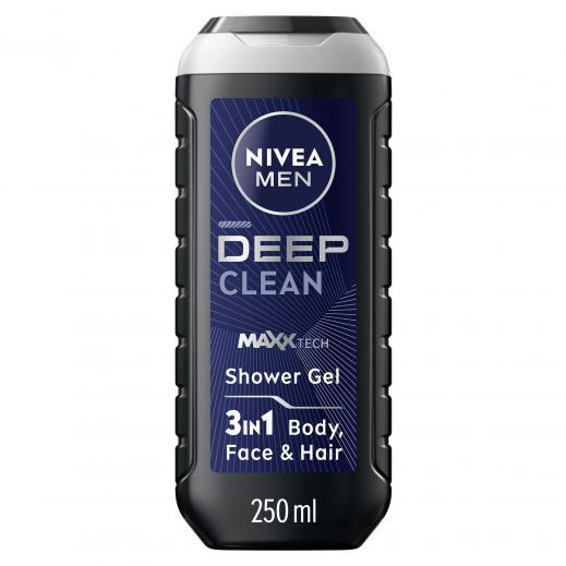 NIVEA men deep Shower Gel Micro-Fine Clay 250ml - delivered by Taw9eel Fast