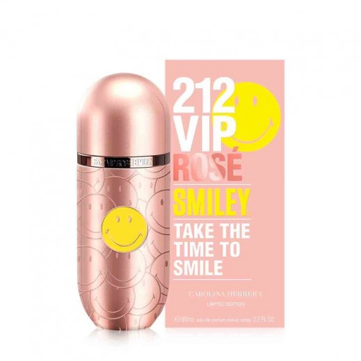 Carolina Herrera 212 VIP Rose Smiley EDP foe Women 80Ml - delivered by My Fair Lady Within 2 Working days