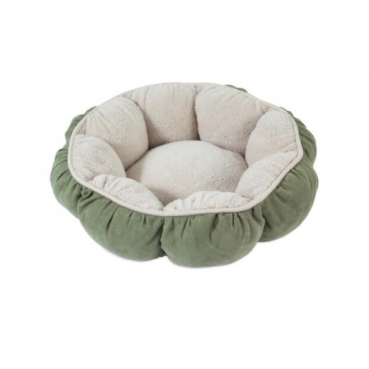 Petmate Aspen Pet Faux Micro Suede Puffy Pet Bed 18 In - delivered by Taw9eel within 1 working day 