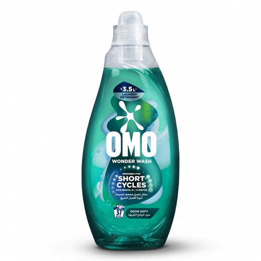 Omo Wonder Wash Odor Defy Liquid Laundry Detergent 1480ml