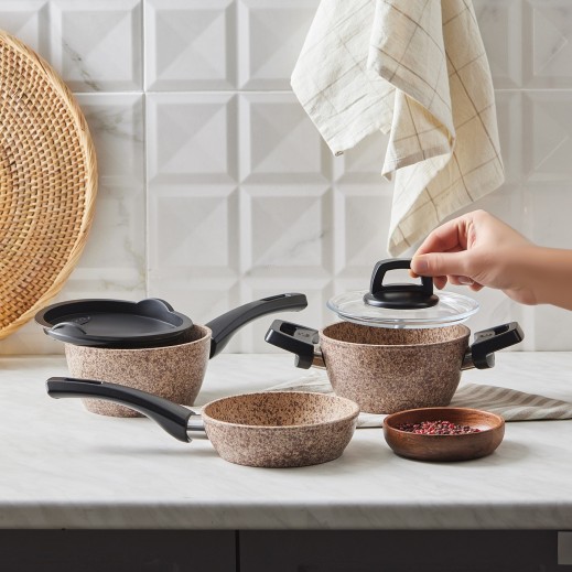 Buy Karaca Bio Granite Mini Cookware Set - 5 Pieces | توصيل Taw9eel.com