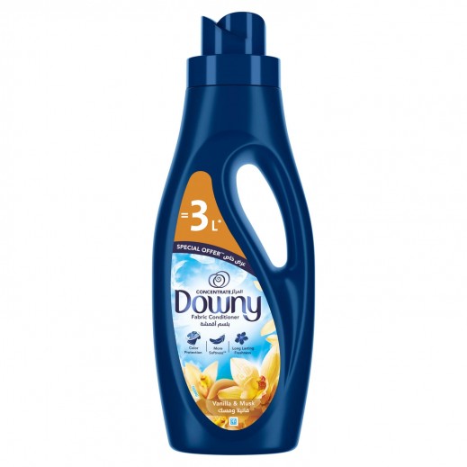 Downy Vanilla & Musk Concentrate Fabric Conditioner and Softener 1L