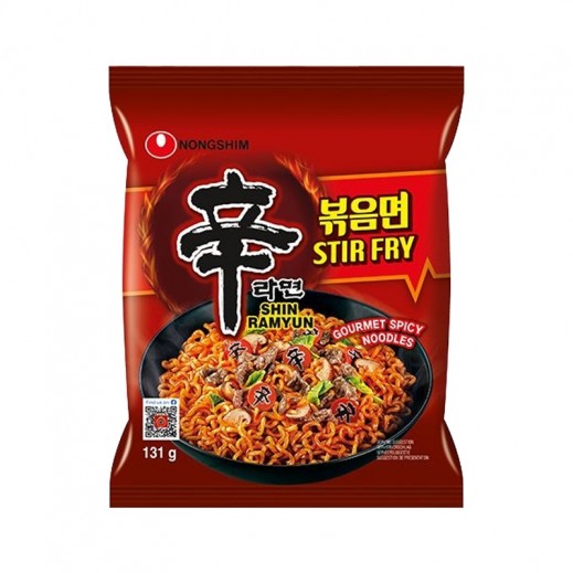 Nongshim Shin Ramyun Stir Fry Instant Noodles 135g - delivered by Taw9eel Fast