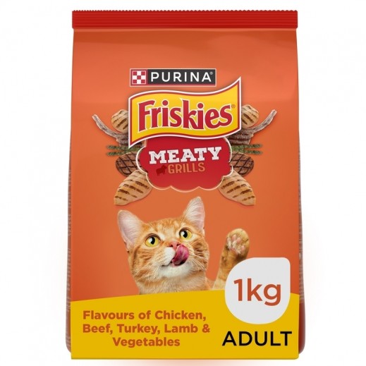 Purina Friskies Meaty Grill Cat Food 1 kg - delivered by Taw9eel Fast