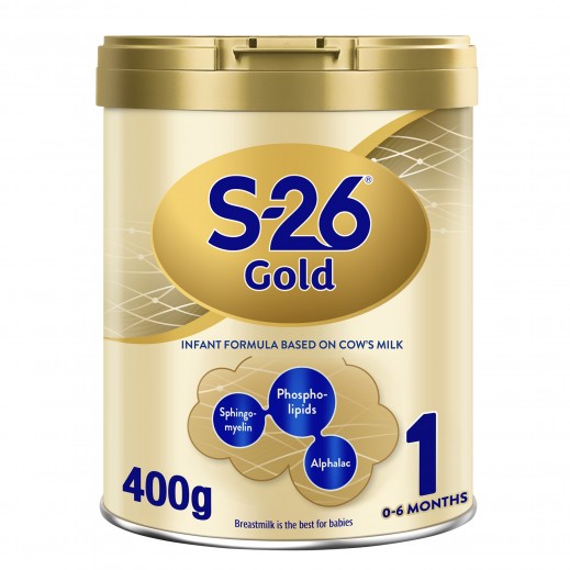 S-26 Gold Infant Formula Stage 1 From 0 To 6 Months - 400 g