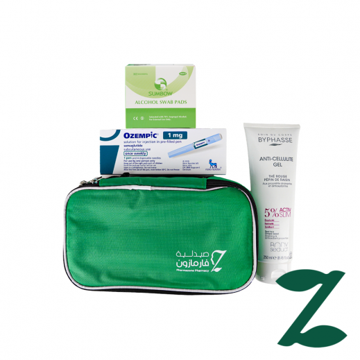 Ozempic 0.25 + Swab + Bag Large + Cellulite Gel - delivered by Pharmazone Pharmacy - within 2 Hours