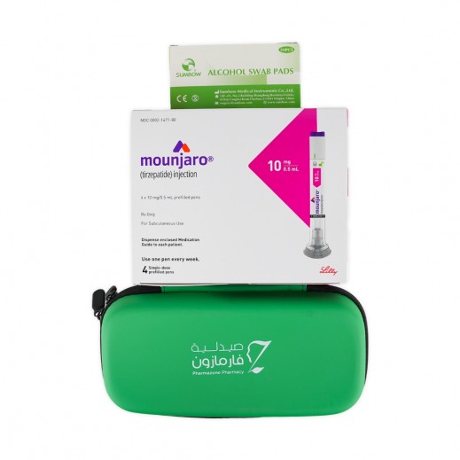Mounjaro 10Mg + Swab + Bag Small - delivered by Pharmazone Pharmacy - within 2 Hours
