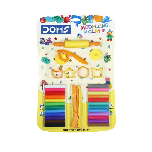 Doms Modelling Clay 24 Shade Set