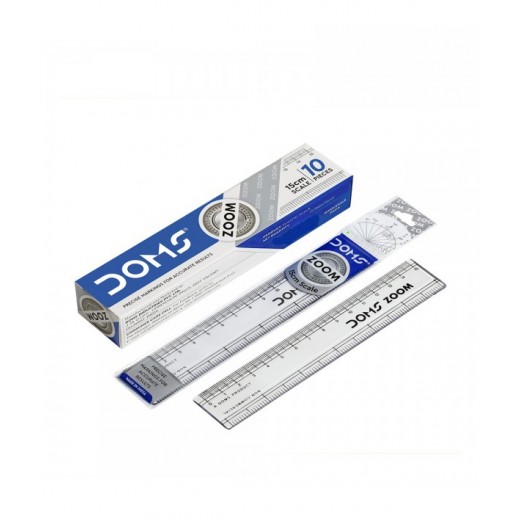 Doms Zoom Scale 15 Cms Pouch 1 Pc