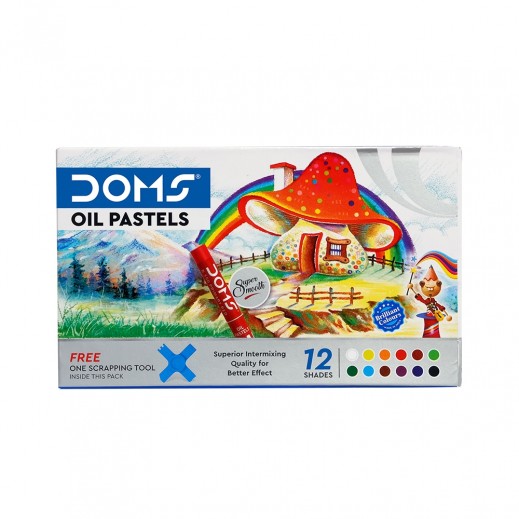 Doms Oil Pastels 12 Shades