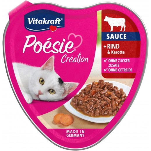 VitaKraft Poesie Beef & Carrot Cat Jelly 85g