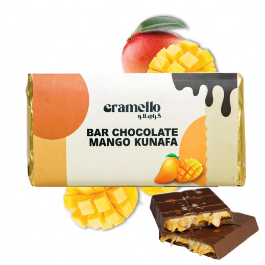 Cramello Mango Kunafa Chocolate Bar 100 g - delivered by Taw9eel Fast
