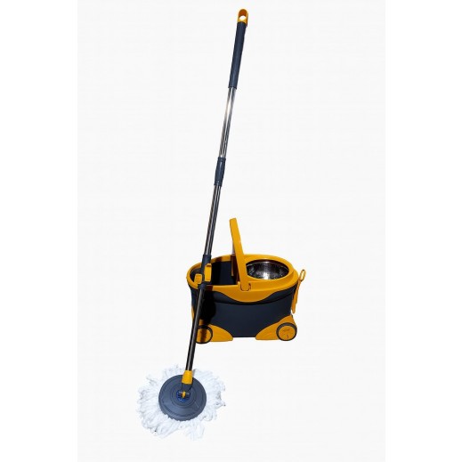 Perfect Home Microfiber Spin Mop with Bucket Set