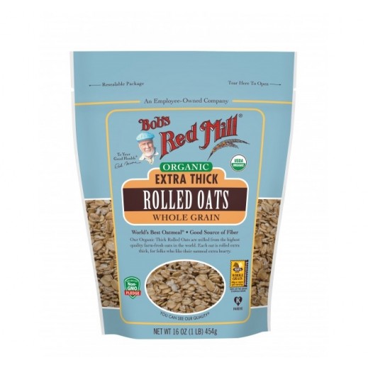 Bob's Red Mill Organic Thick Rolled Oats 907 g - delivered by Taw9eel Fast