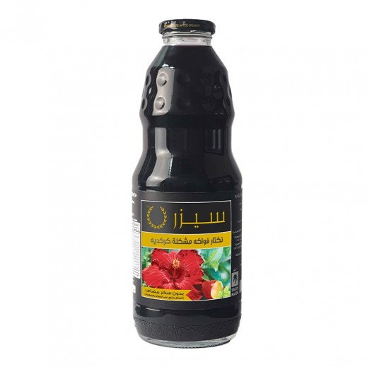 Caesar Fruit Mix & Hibiscus Juice 1L - delivered by Taw9eel Fast
